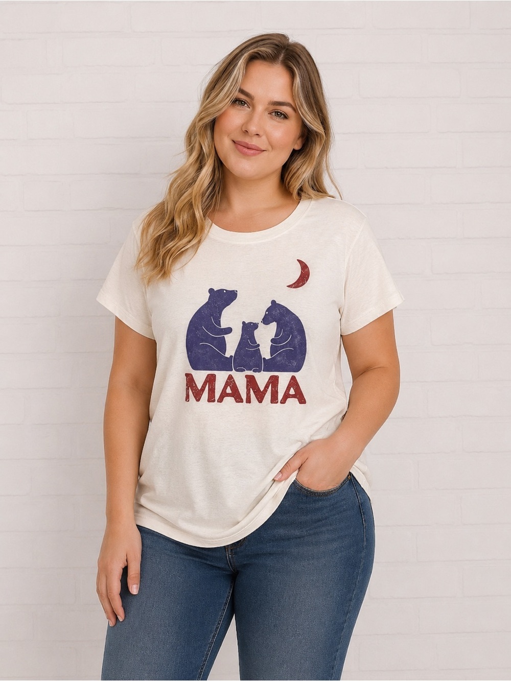 OLD Navy Mama t-Shirt gift mom mother mama bear short sleeves shirt size small